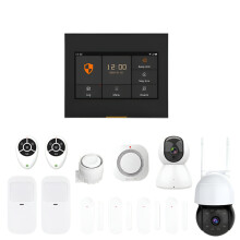 Smart WiFi GSM Alarm System Kit with HD Full Screen & Tuya App Control for Enhanced Family Safety