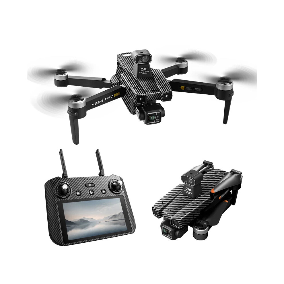 Ae86 Pro Max Mini Drone: 3-Axis Gimbal, Obstacle Avoidance, 4K Camera, Brushless Motor, Fpv Gps Quadcopter With Screen 726084447639