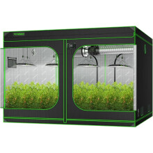 Premium High Reflective Mylar Grow Tent with Observation Window & Floor Tray for Indoor Hydroponics