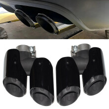Porsche Macan 95B Exhaust Pipe Upgrade (2014-2024) - Stainless Steel Triple Layer GTS Black Muffler Tip Nozzle