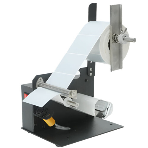 Dual Voltage Automatic Label Dispenser D42 - Compact Electric Sticker Stripping & Separating Machine