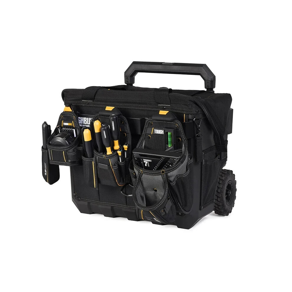 Toughbuilt Tb-Ct-61 Massive Mouth Bag: Durable, Multi-Functional, Waterproof Toolkit For Large To XX-Large Sizes 7445021074099