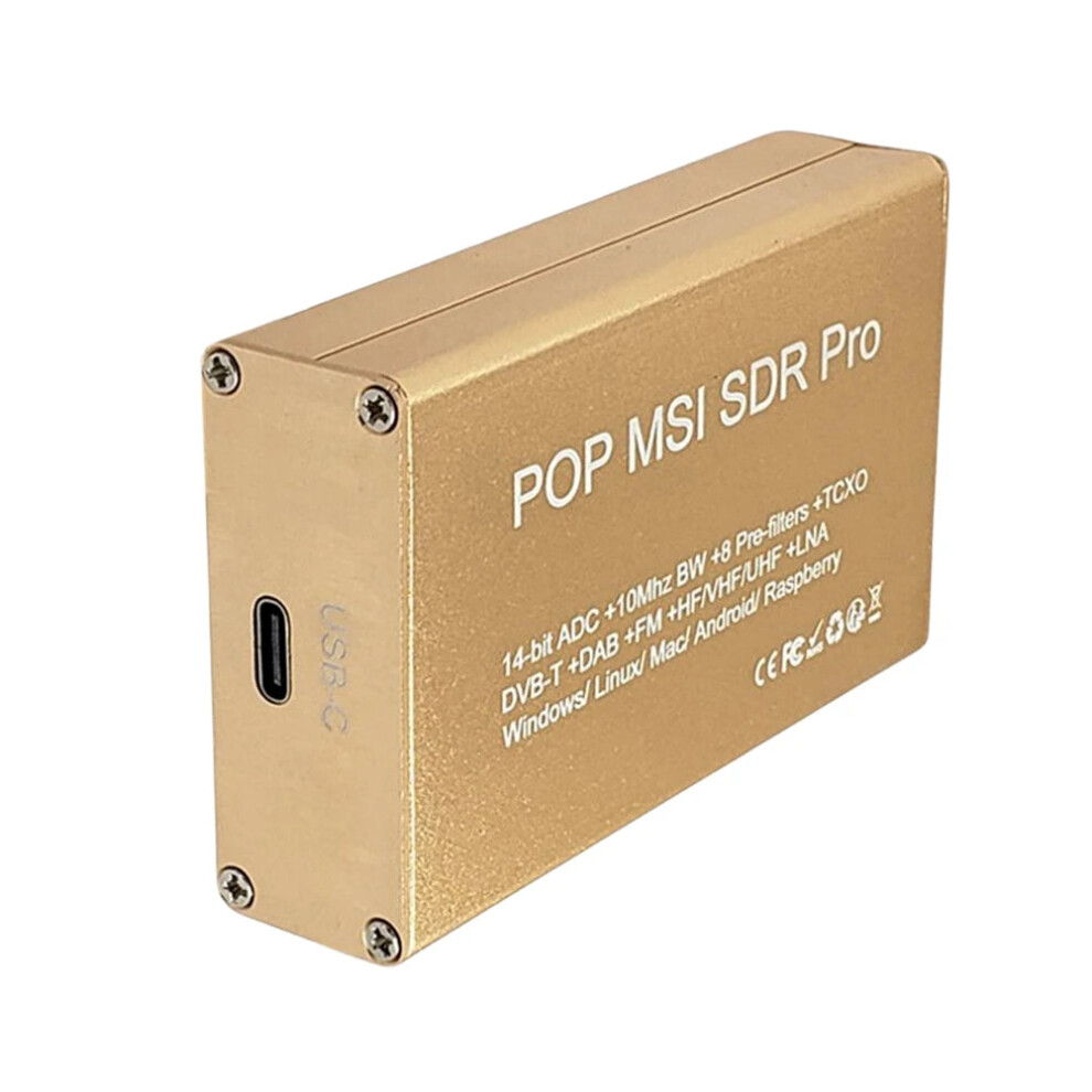 Msi Sdr Pro 14-Bit Software Defined Radio Receiver - Wideband 10Khz To 2Ghz, Sma Connector, 50 Ohm, 185Ma 7445013274230