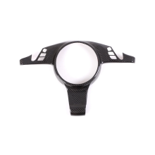 Porsche Cayenne 2010-2014 Dry Carbon Fiber Steering Wheel Frame Cover Trim Accessories