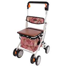 Foldable Portable Grocery Walker & Luggage Trolley for Seniors – Supports Up to 90kg