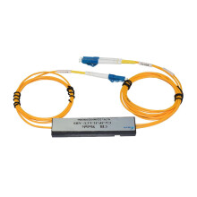 Compact Dual-to-Single Fiber Converter with ABS Casing - 100g/40g LR/ER/ZR Compatibility