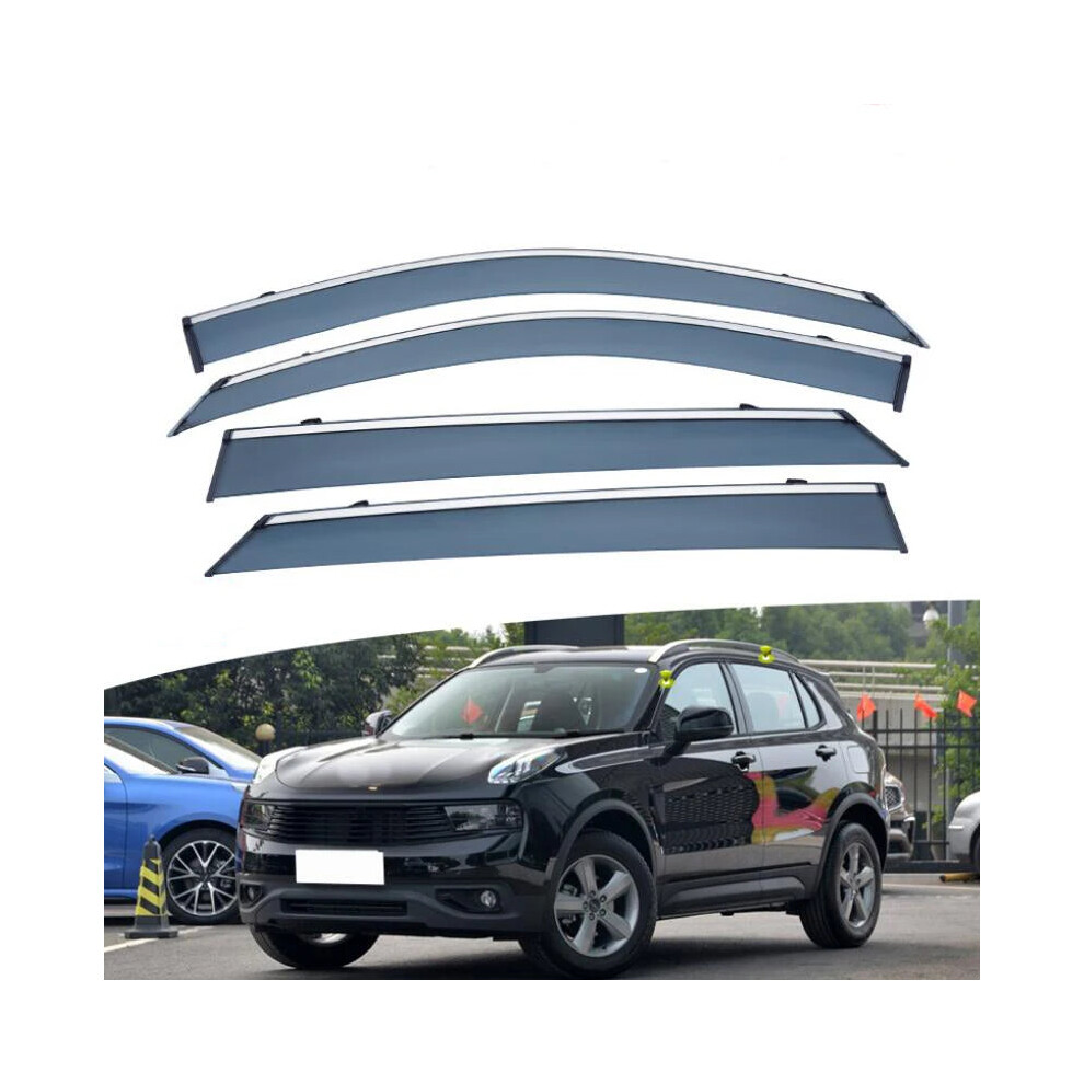 Lynk & Co 01-06 Weather Shield Side Window Deflector Visor - Rain Eyebrow Shelter 313097820865