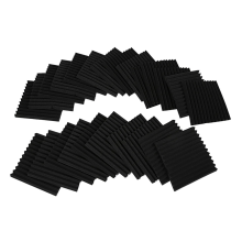 144-Pack Acoustic Foam Panels - 1x12x12 Studio Soundproofing Wedges