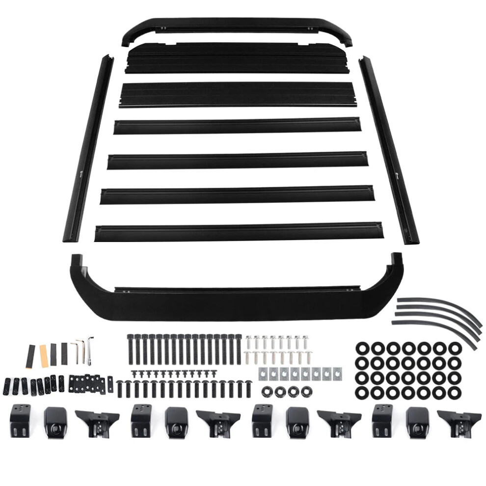 Durable Aluminum Roof Rack Luggage Carrier For Jeep Wrangler Jl 2018 - Maiker Accessories 7445014780716