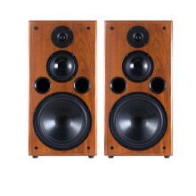 10 200W 8-Ohm HiFi Bookshelf Speaker with Silk Film Tweeter - High School Low Bass Monitor, Passive Sound Box