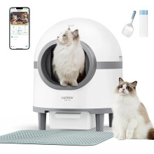 Larasar Smart Self-Cleaning Cat Litter & Bed Tray with Odor Removal & Alerts