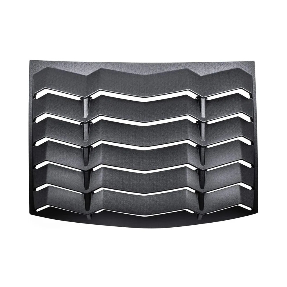 Matte Lambo-Style Rear Window Louvers & Sun Shade Cover For Ford Mustang 2005-2014 - Custom Abs Fit Black 313026816822