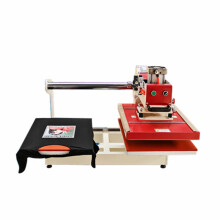 Pneumatische warmtepers met twee stations - 38x38cm en 30x30cm - Automatisch continu bedrukken van T-shirts - 2000W/2300W vermogen