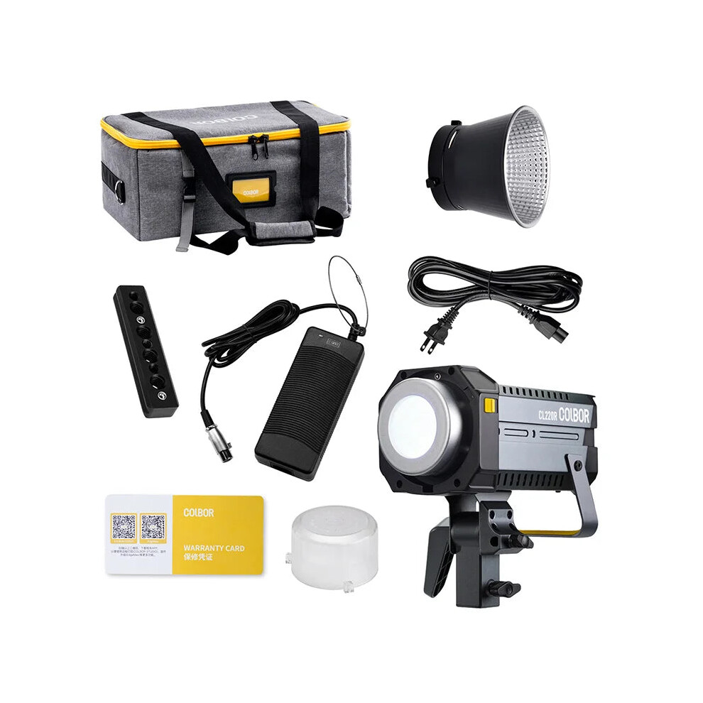 Synco Colbor Cl220r Rgb 220W Bi-Color Video : 2700K-6500K Adjustable For Studio, Photography, And Live Streaming Light 313026577563