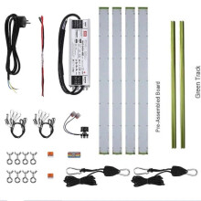 Full Spectrum Quantum LED Grow Light Kit with Samsung LM301H, 150W/240W, 560mm Bars, Meanwell Driver for Small Grow Tents