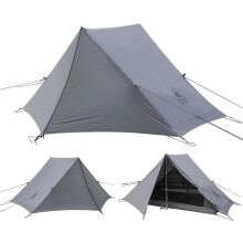 OneTigris Mountain Ridge Lightweight 3-Season Teepee Shelter for 2 - Perfect for Outdoor Trekking, Camping, and Hiking
