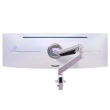 Premium Aluminum Gas Spring Arm for Samsung G9 Monitors - 49-Inch Curved Arc Screen Holder, Supports 8-20kg