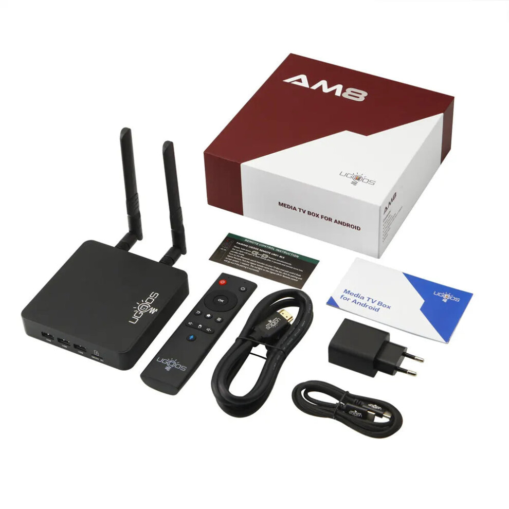 Ugoos Am8 Pro Tv Box - Amlogic S928x, Android 11, 4Gb/32Gb Or 8Gb/64Gb, Av1, Cec, Hdr, Wifi 6E, 1000M, Otg, Bt5.3 7445046228286