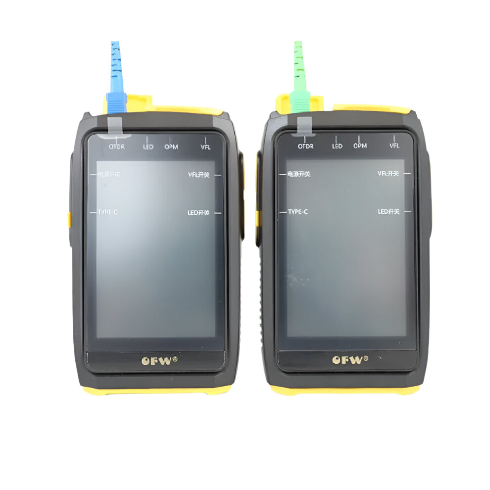 Compact Otdr Ofw Fwt100: 1550Nm 20Db 80Km Optical Reflectometer With Touch Screen, Opm & Vfl Tester For Active Fiber Live Testing 7445023318306