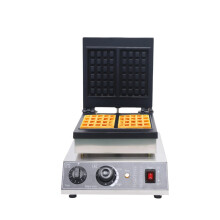 1500W Commercial 220V Electric Waffle Maker with Non-Stick Surface