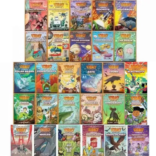 Vibrant Nature Science Comics: A 19-Part English Original Series
