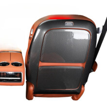 Upgraded Carbon Fiber Rear Seat Kick Proof Pads - Premium Auto Interior Protection
