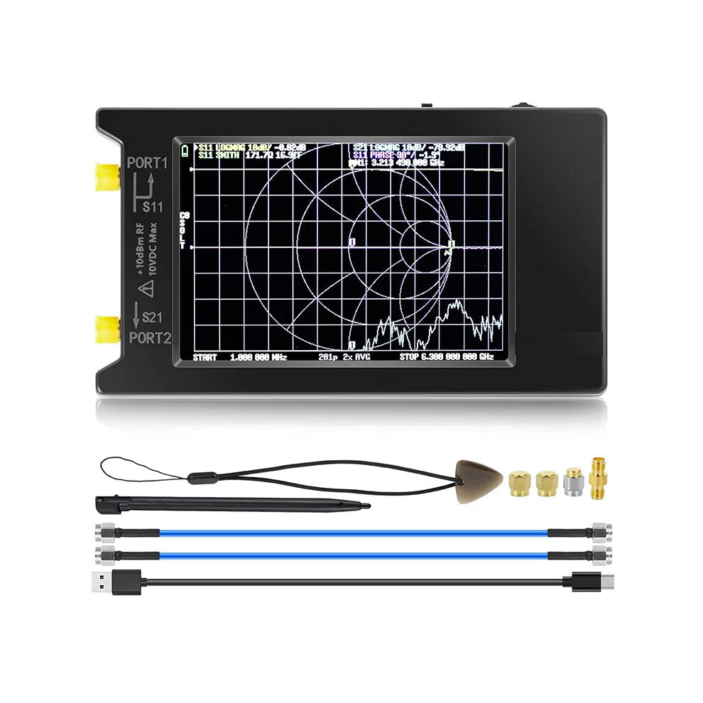 Advanced Nanovna Vector Network Analyzer 50Khz-6.3Ghz With 4-Inch Display & Microsd Slot For Data Storage And Measurement 313030945938