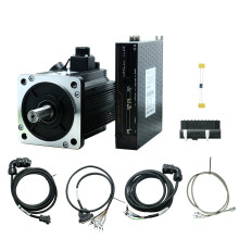 High-Performance 130ST-M15025 Servo Motor: 3.8kW, 15Nm, 220V/380V, 2500-5000 RPM with RS485 T3DF L30F RABF T3A Drive, Permanent Magnet