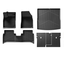 Audi Q4 e-Tron 2022-2024 All-Weather TPE Floor Mats & Waterproof Rear Trunk Cargo Liner
