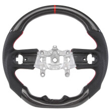 Premium Heated Carbon Fiber Perforated Leather Steering Wheel for Jeep Wrangler JL (2018-2023)