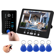 Wireless 7-Inch Video Door Intercom System with Remote Control & Password Unlock – Includes 1 Monitor & 1 Camera