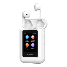 Wooask A8 Translator Earbuds - ChatGPT-Powered, 144 Languages, Touchscreen, App-Free Use