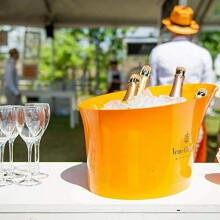 XL Orange Acrylic Champagne Bucket - New Stylish Champagne Eimer