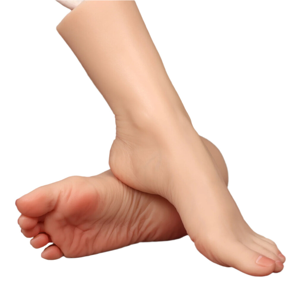 Realistic Silicone Female Foot Model For Art, Fetish, And Shoe Display - 22.5Cm Ballet Feet Simulation 705353916373