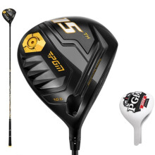 PGM Men's Professional Golf Driver - Right Hand, SR Flex, Mitsubishi Carbon Shaft, Titanium Head, High Rebound, Low Center of Gravity
