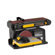 High-Power 550W Belt Sander for Woodworking - 220V Electric Abrasive Sandpaper Polisher