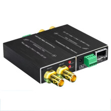 12G SDI Video Fiber Extender with Loop Output & Tally RS485 - 20km LC Optical Transceiver Pair