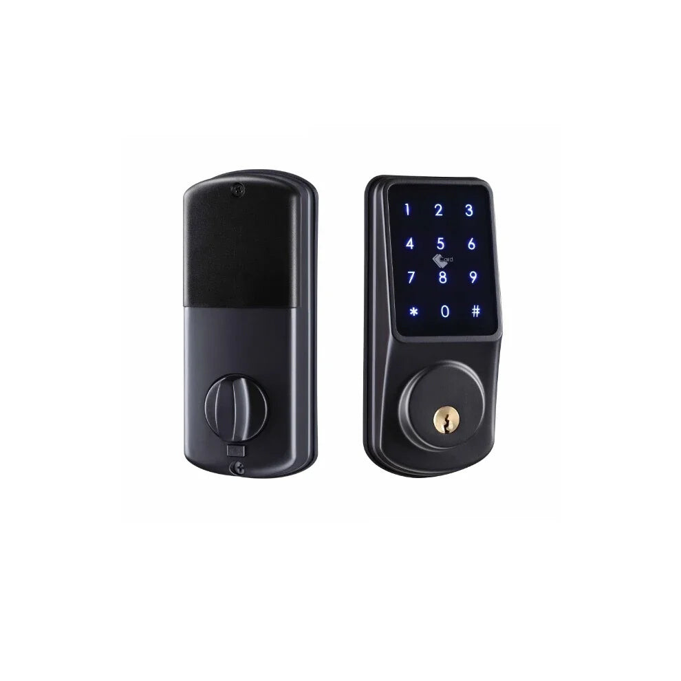 Smart Wifi Biometric Door Lock With Aluminum Frame Â Ttlock Intelligent Digital Mortise Lock For Home, Hotel, And Office 7445001850842