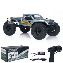 Electric 4x4 RC Rock Crawler Car with 2-Speed Transmission - Hobby Plus CR18P Fighter TH24029