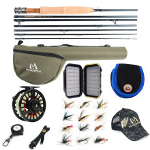 Maximumcatch 9ft Graphite IM10/30T/36T Carbon Fiber Fly Rod Combo with Reel - 5/6/7/8wt Travel Kit