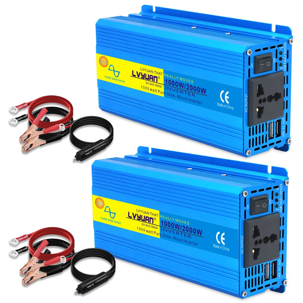 Dc12v Pure Sine Wave Inverter 2000W/8000W With Remote Control & Led Display - High-Efficiency Power Converter 726085003773