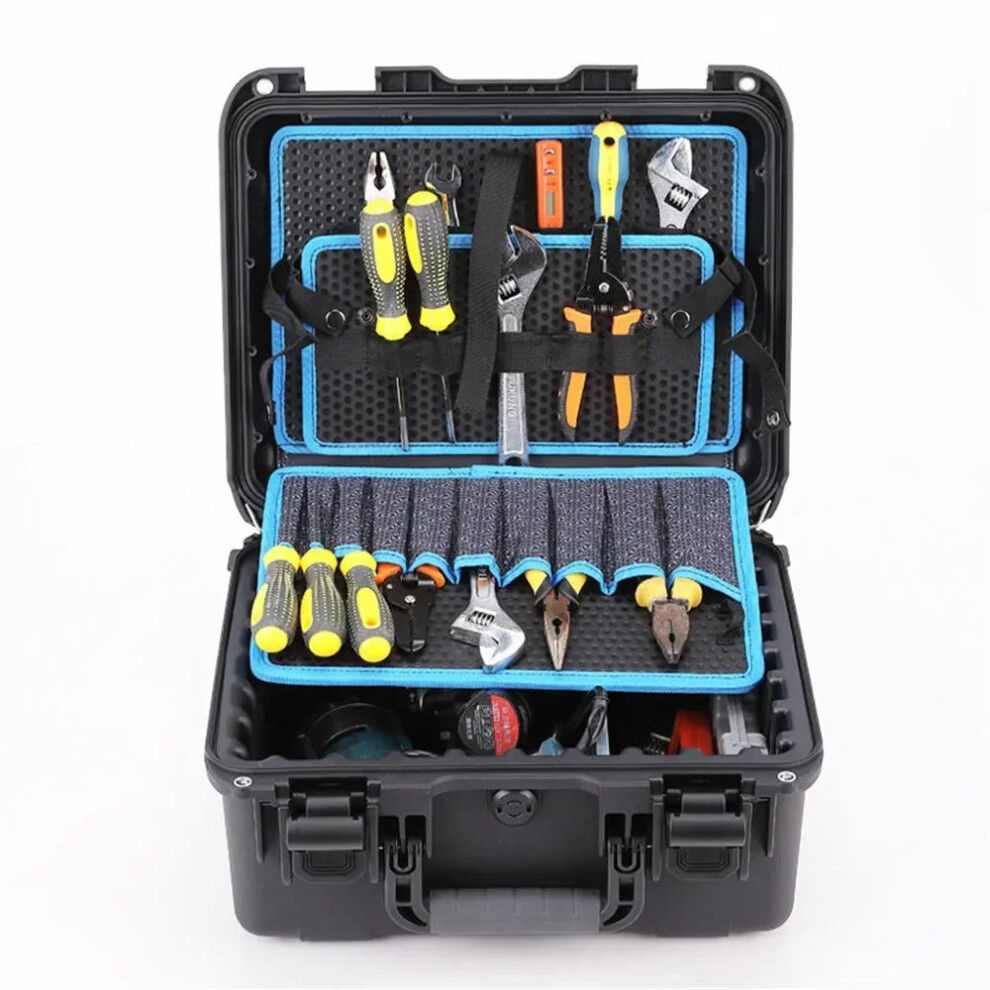 Compact Waterproof Multi-Pocket Aluminum Tool Organizer With Dividers For Outdoor Use 7445001646650