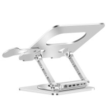 Adjustable Aluminum Alloy Laptop Stand with Heat Dissipation