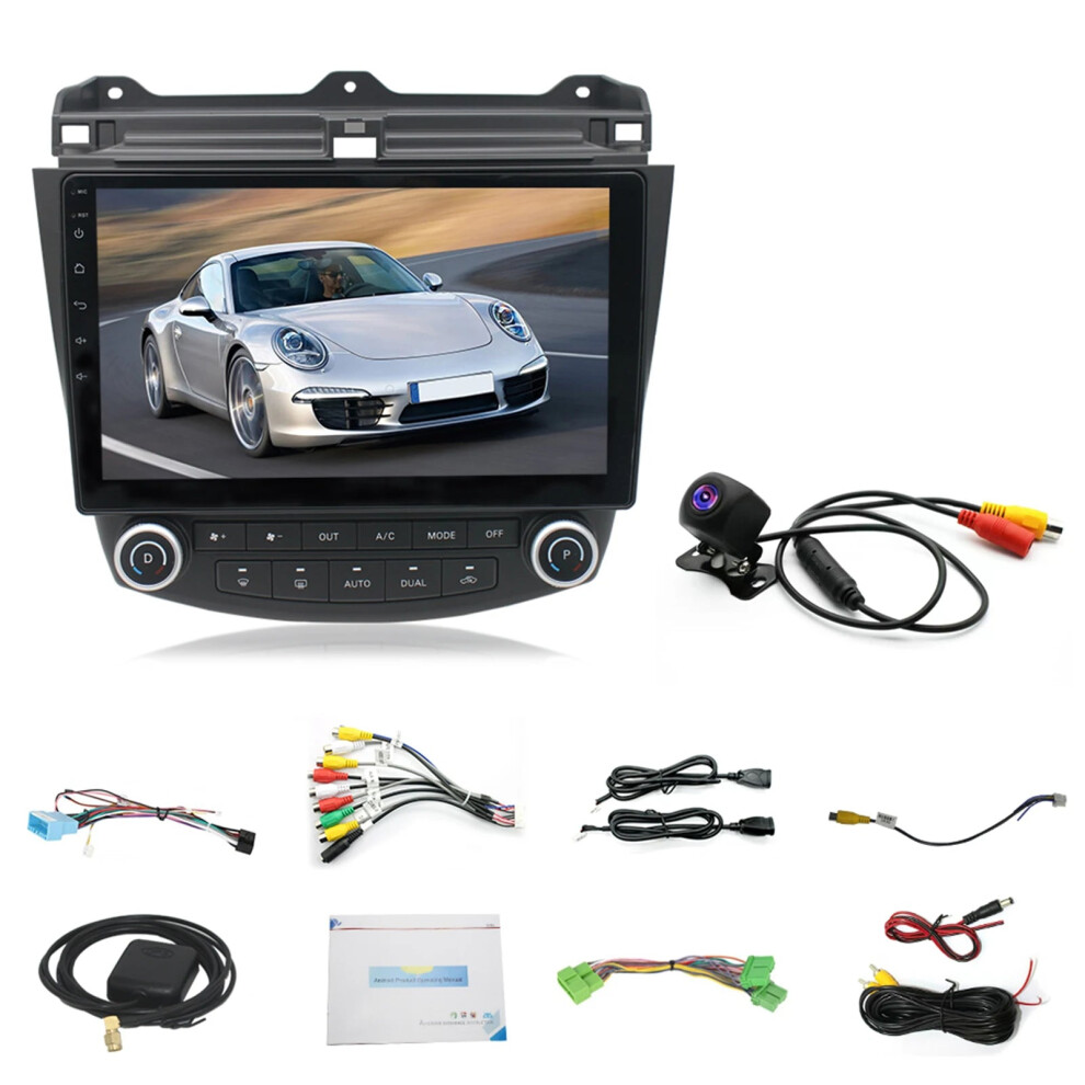 10.1-Inch Android 13 Car Stereo With Navigation, Carplay, Gps, Wifi, And Fm For 2003-2007 Honda Accord - Excellent Sound Quality 7445019772747