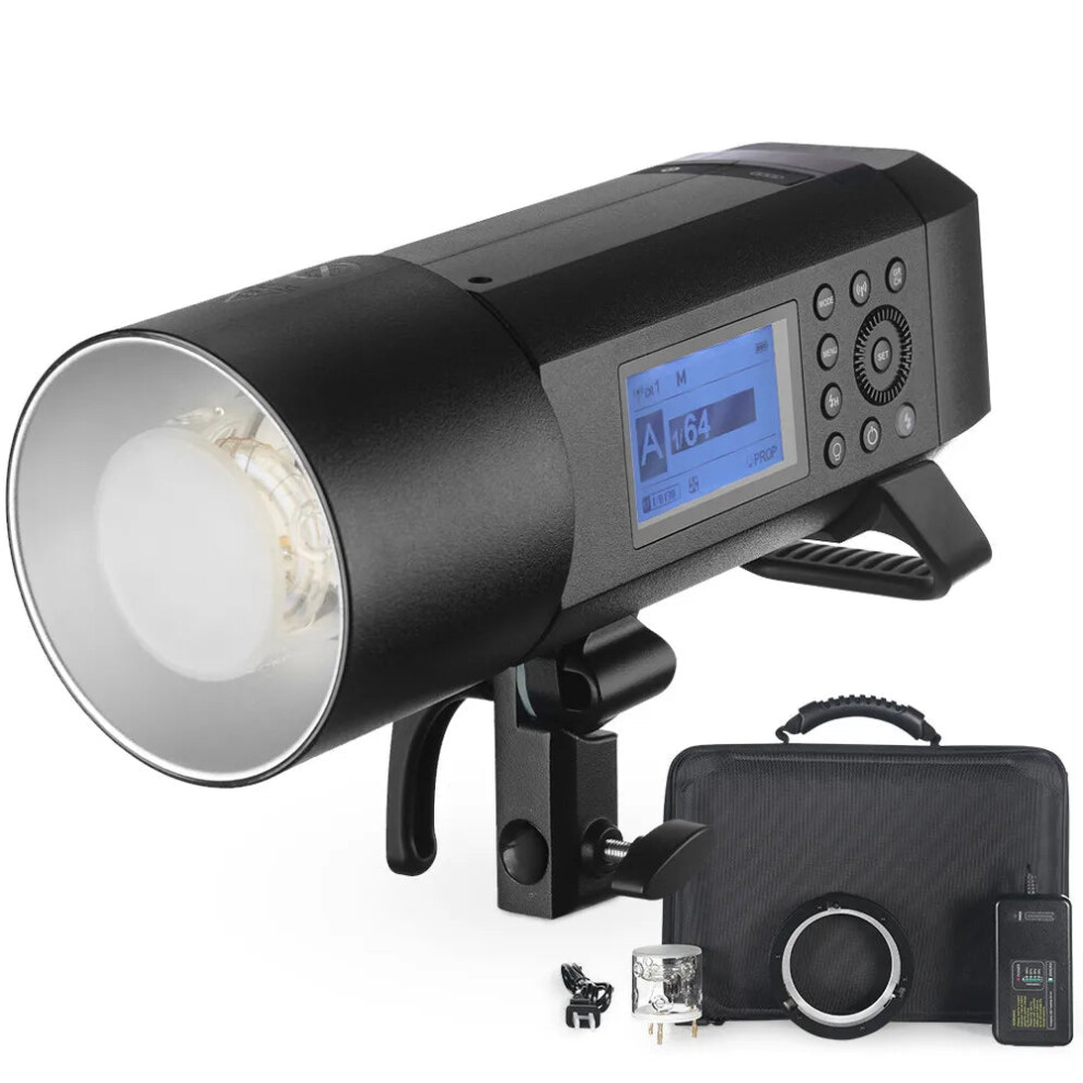 Godox Ad400pro Witstro: All-In-One Outdoor Flash With Li-On Battery, Ttl, Hss, And Built-In 2.4G Wireless X System 7445017657671