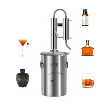 20L Stainless Steel Alcohol Distiller Kit for Home Brewing – Moonshine, Wine, Brandy, Essential Oils