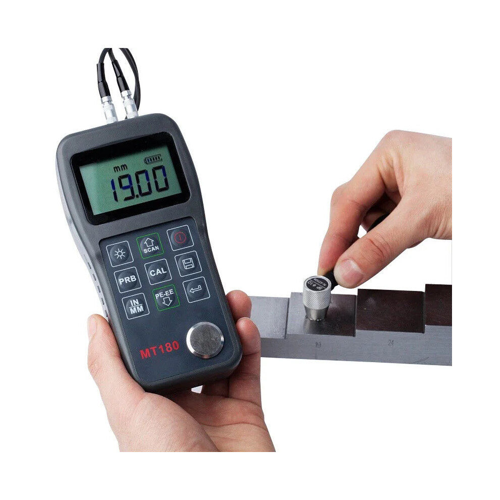 Precision Ultrasonic Thickness Gauge: Mt180 For 3-30Mm Coating Measurements 7445014850860