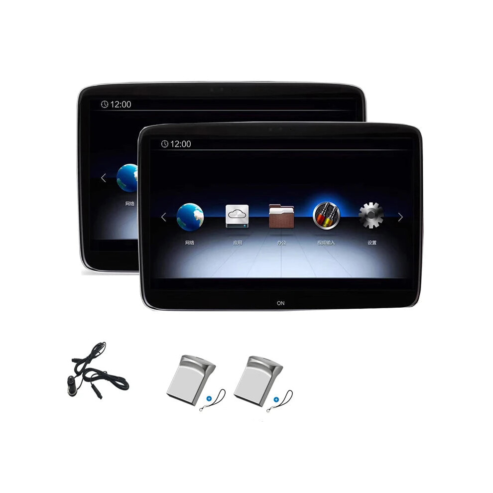 Mercedes-Benz Rear Entertainment System: 11.6 Android 12.0 Car Headrest Monitor For W176, W246, W212, W166, W447 Models 7445003197150