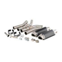 Premium Exhaust System with Mid Link Pipe for Honda Varadero XL1000V (1999-2014)