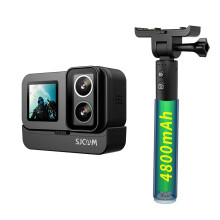 SJCAM SJ20 4K Dual Lens Action Camera with Waterproof Design, 5G WiFi, Touch Screen, and Helmet Mount - 2026 Edition